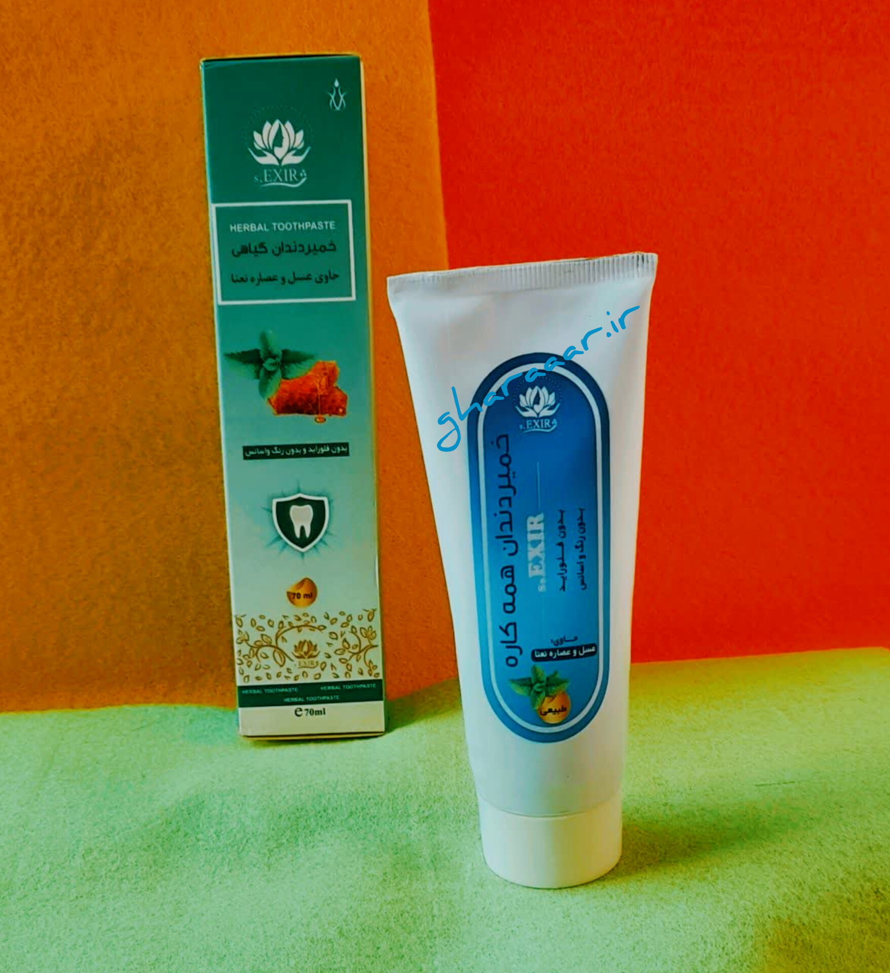 خمیر دندان اکسیر عسل و عصاره نعنا